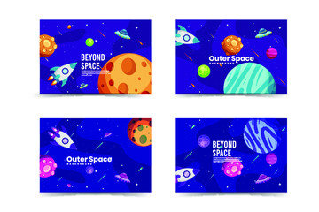 Set of Flat Galaxy Space