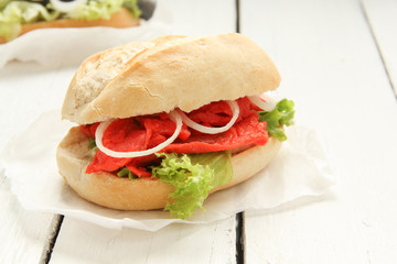 Seelachsfiletbrötchen Seelachsbrötchen Fischbrötchen Fisch Brötchen Seelachsfilet Seelachs 