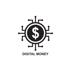 DIGITAL MONEY ICON , BANKING ICON