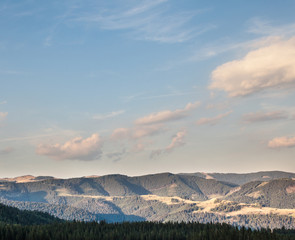 Obraz premium Landscape in the Ukrainian Carpathians