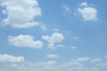Blue sky background with clouds