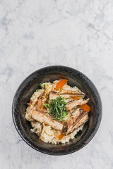 秋刀魚の炊込み御飯