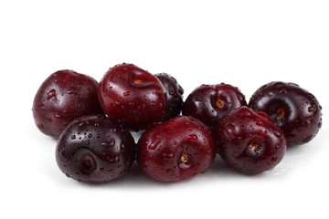 Cherry isolated on white background
