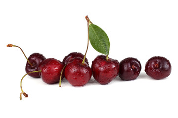 Cherry isolated on white background