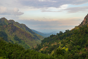 Fototapeta premium mountain landscape with clouds
