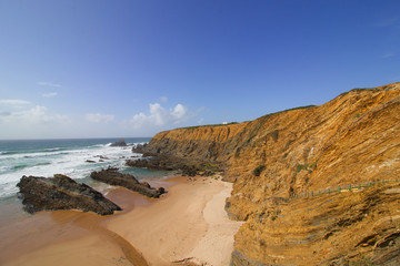 Strand an der Atlantikküste von Portugal 
