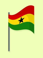 Ghana national flag 