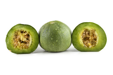 Melon and melon halves