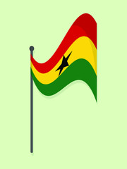 Ghana national flag 