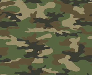  Abstract camouflage military seamless pattern.