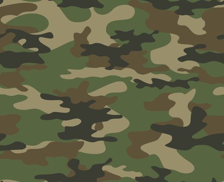 
Abstract camouflage military seamless pattern.