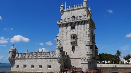 Fototapeta na wymiar Torre de Belem, Lissabon, Weltkulturerbe, Portugal