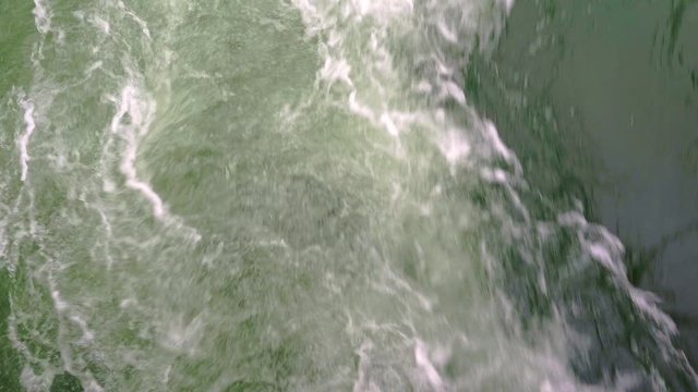 Turbulence flow of river water 