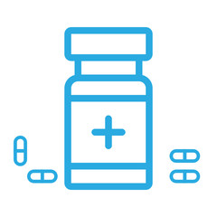 Vector illustration about a category of equipment and hospital personnel