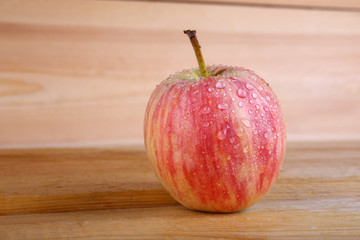 Apple on table
