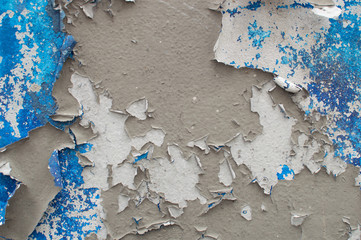 The paint sheet fades onto the wall.