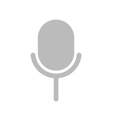 Microphone vector icon on transparent background, Microphone icon vector eps 10