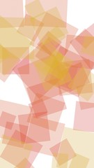 Multicolored translucent hexagons on white background. Vertical image orientation. 3D illustration