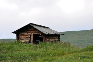 Hütten in den Dolomiten