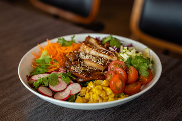 healthy lunch meal bowl