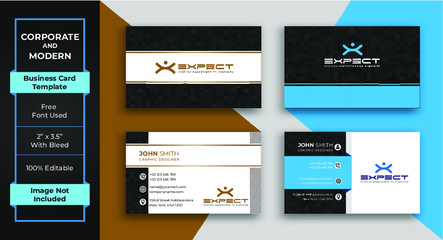 Luxury business card template