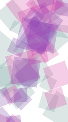 Fototapeta premium Multicolored translucent hexagons on white background. Vertical image orientation. 3D illustration