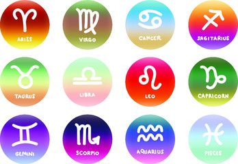 Fototapeta premium Zodiac Pallette Orb