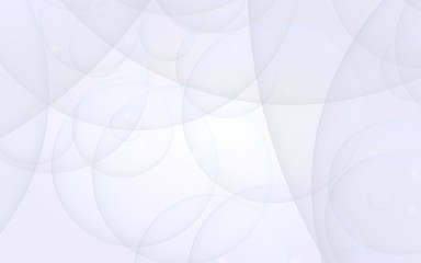 Fototapeta premium Abstract white background. Backdrop with light transparent bubbles. 3D illustration