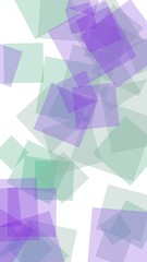 Obraz premium Multicolored translucent hexagons on white background. Vertical image orientation. 3D illustration