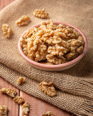 walnuts in a bowl