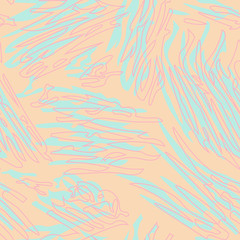 Fototapeta na wymiar Scribbles Seamless Pattern. Abstract Background.