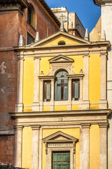 Fototapeta na wymiar San Macuto (in italian Chiesa di San Macuto) Rome Italy