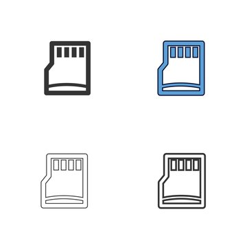 memory card icon vector illustration design