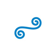 vortex wind  logo icon vector design
