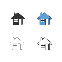 house icon vector illustration design