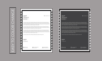Corporate  Letterhead Template design 