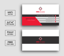 vector business card template