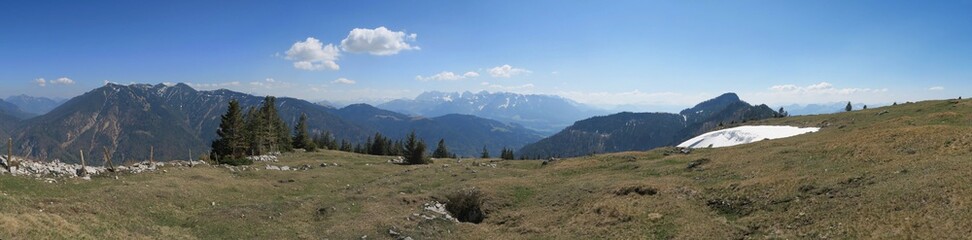 Obraz premium Großes Panorama am Zinnenberg