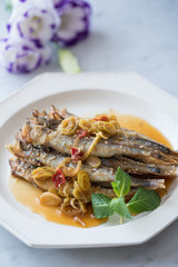 ししゃもの南蛮漬け