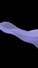 Abstract wave. Scarf. Bright ribbon on black background. Abstract smoke. Raster air background. Vertical image orientation. 3D illustration