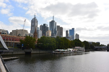 Fototapeta na wymiar Melbourne City Skyscraper