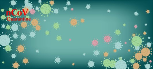 nCoV Quarantine Vector Banner. Business Information During 