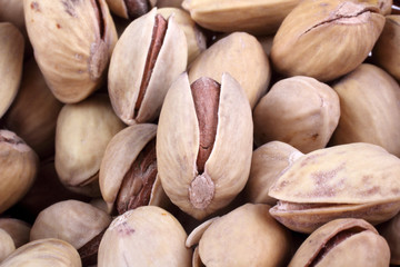 Pistachio nuts background