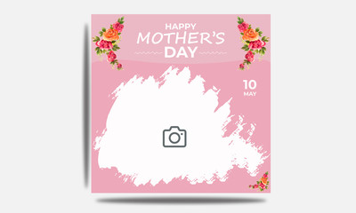 MOTHER'S DAY SOCIAL  MEDIA BANNER TEMPLATE.