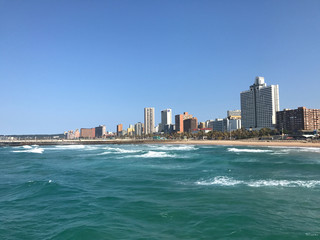 Atlantic Ocean flowing towards Durban