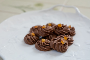 自宅でお菓子作り　ガナッシュクッキー
