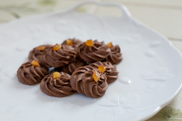 自宅でお菓子作り　ガナッシュクッキー