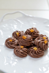 自宅でお菓子作り　ガナッシュクッキー