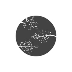 Vector branch , Hand drawn illustration of tree branch design template