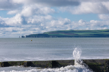 View to Old Harry From Boscombe Beach